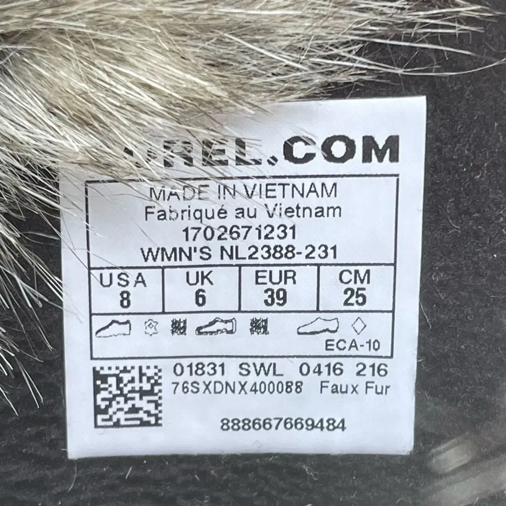 Sorel Tofino II Waterproof Winter Boots Faux Fur Cordovan Saddle Women’s Size 8